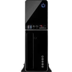 Inter-Tech It-607 Desktop Zwart behuizing - afbeelding 2