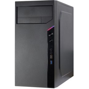 Inter-Tech It-6505 Retro Micro Tower Zwart behuizing - afbeelding 3