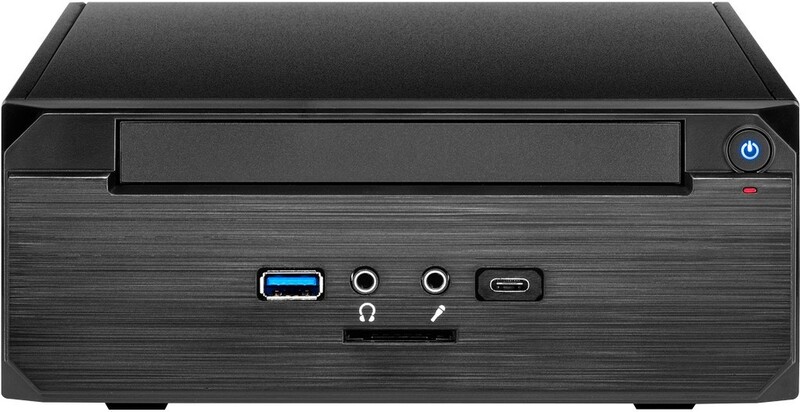 Inter tech itx mw 02 ii htpchtpc behuizin 2 orig - Inter-Tech MW-02 II ITX-Tower Behuizing (Black)