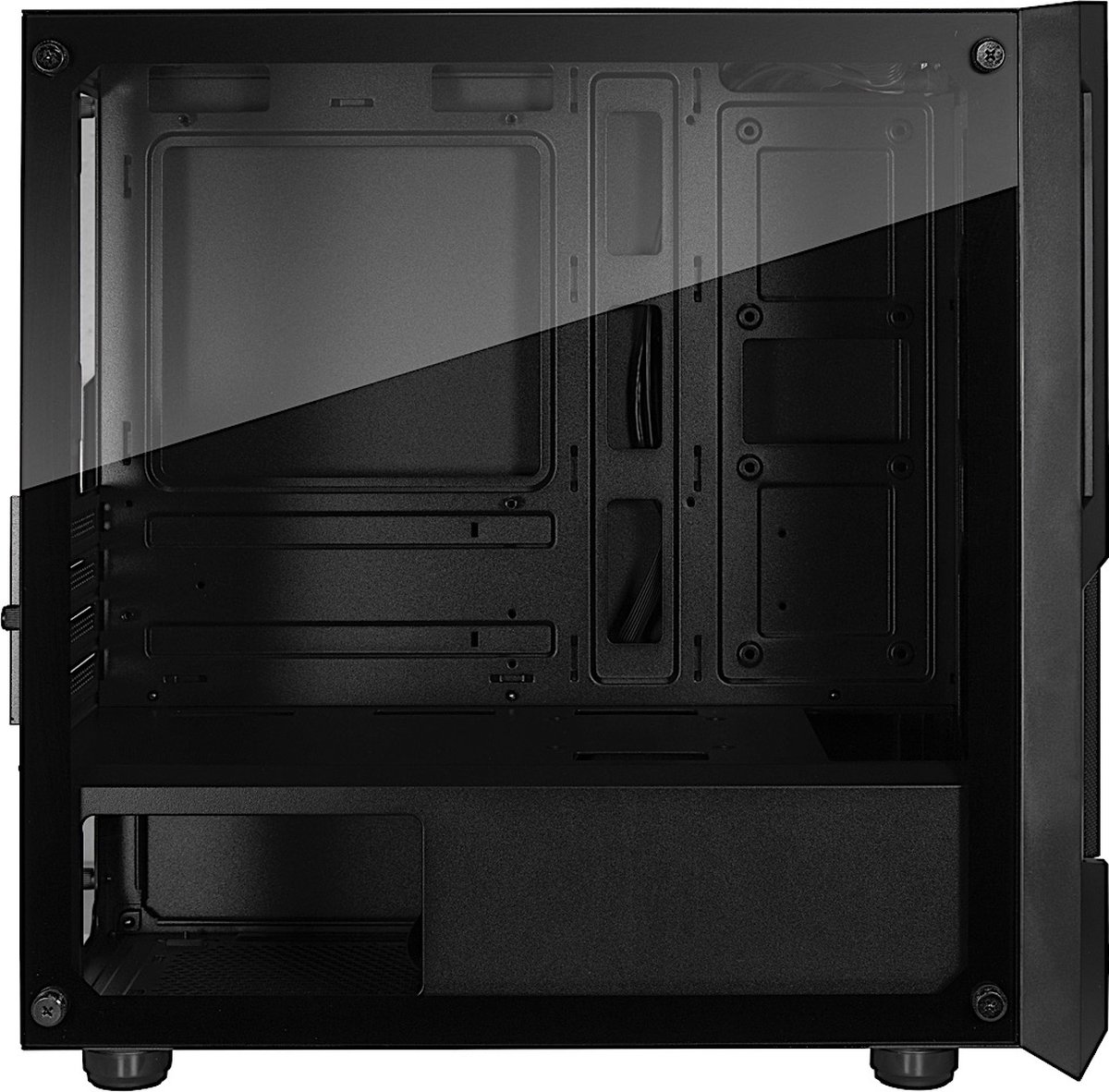 Inter-Tech Sm-007 Enforcer | Micro Tower Case | Zwart - afbeelding 2