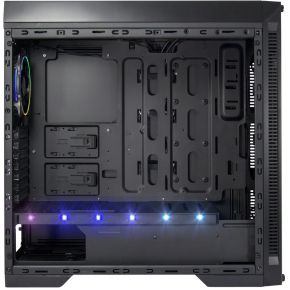 Inter-Tech X-908 Infini2 | Infinity Mirror | Tower Case | Usb-C | Zwart - afbeelding 5