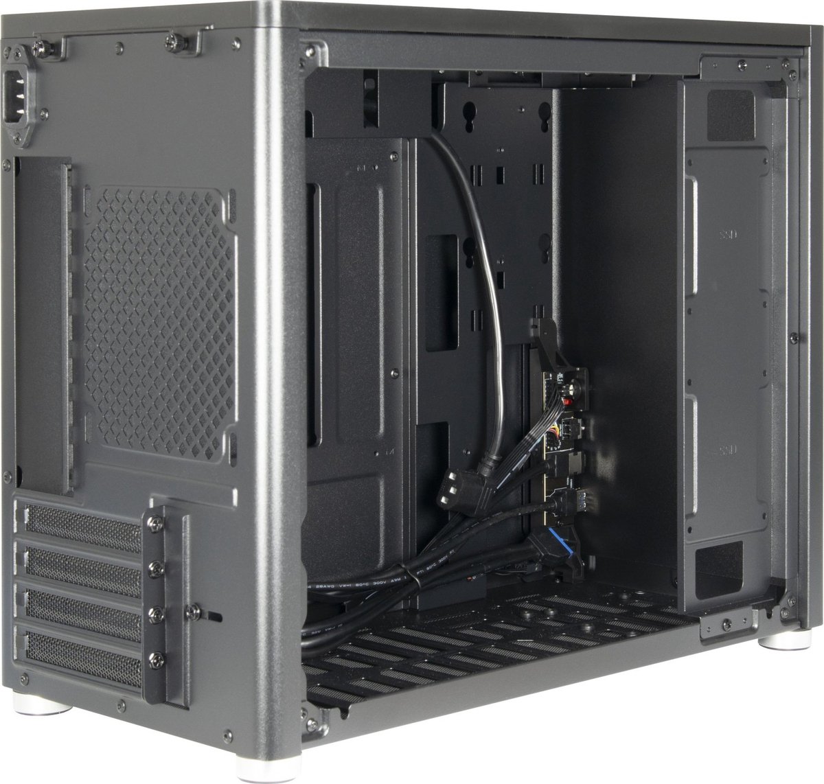 X2 Duplex Micro-ATX Behuizing (Black) - afbeelding 4