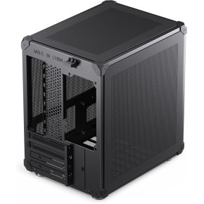 Jonsbo C6 Black Micro-Tower Pc-Behuizing, Gaming-Behuizing Zwart - afbeelding 5