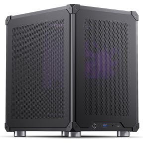 C6 Black Micro-Tower Pc-Behuizing, Gaming-Behuizing (Black)
