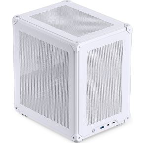 C6 White Micro-Tower Pc-Behuizing, Gaming-Behuizing (White) - afbeelding 2
