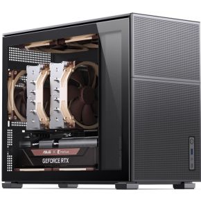 Jonsbo D31 Mesh Micro-Tower Behuizing, Gaming-Behuizing Zwart - afbeelding 3