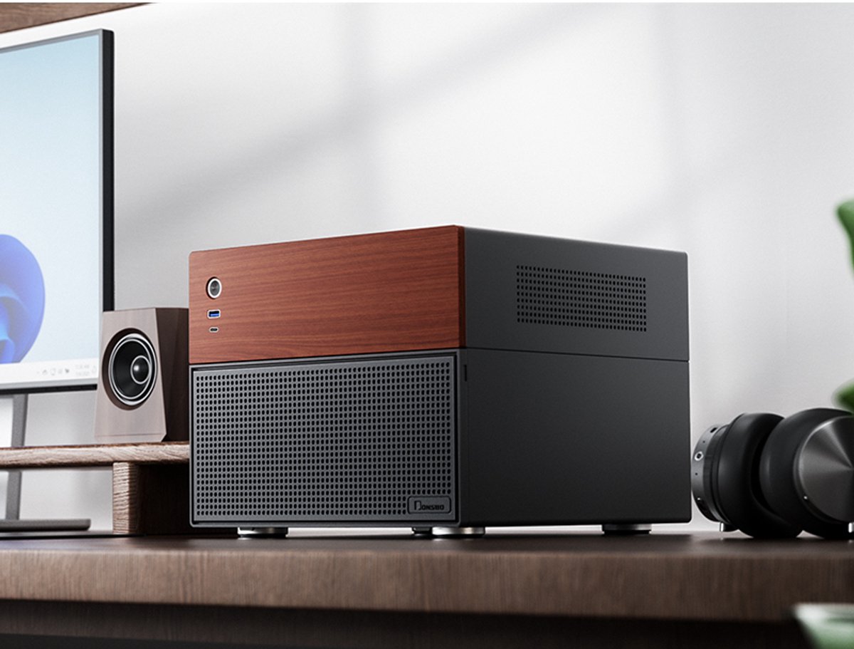 N4 Black NAS Micro Tower Case - afbeelding 4