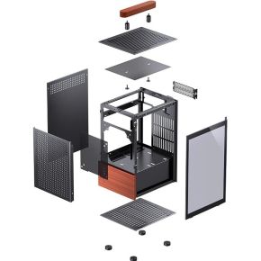 Jonsbo T6 BLACK behuizing - afbeelding 2