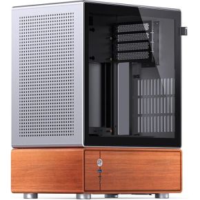 T7 PC Case Mid Tower mATX Tempered Glass Silver - afbeelding 6