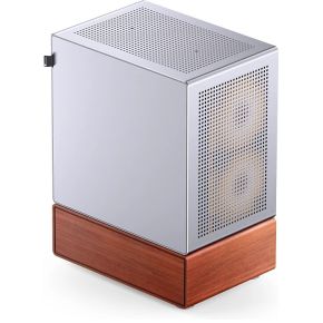 T7 PC Case Mid Tower mATX Tempered Glass Silver - afbeelding 8