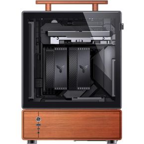 T7 Midi Tower Zwart, Hout Behuizing - afbeelding 4