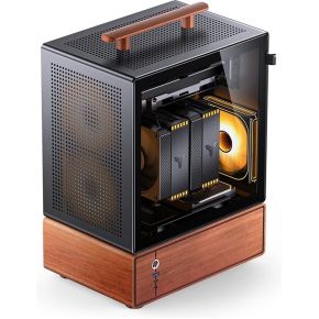 T7 Midi Tower Zwart, Hout Behuizing - afbeelding 5