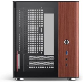 TK-0 Mini-ITX Case - Wood/Black - afbeelding 3