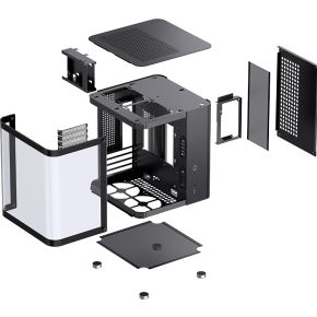 Jonsbo Tk-1 2.0 Mini Tower Zwart behuizing - afbeelding 7