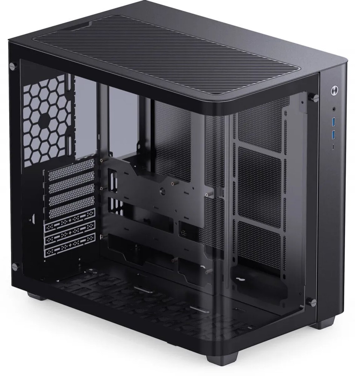 TK-3 Black Mid Tower ATX Case - afbeelding 2