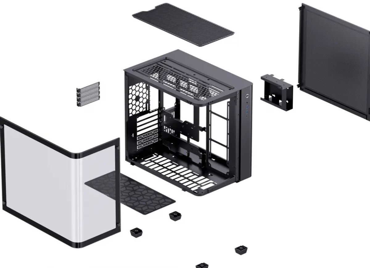 TK-3 Black Mid Tower ATX Case - afbeelding 3