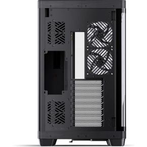 TK-4 Wood Mid Tower ATX Tempered Glass PC Case Black - afbeelding 4