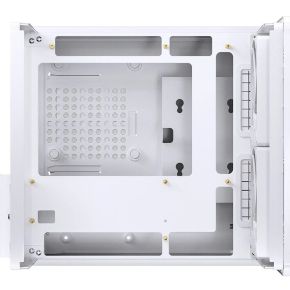V12 White Micro-ATX Mini Tower PC Case - afbeelding 5