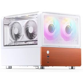 V12 White Micro-ATX Mini Tower PC Case - afbeelding 8