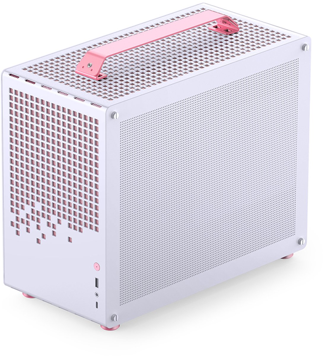 Jonsbo Z20 Pink/White Mini Tower Roze, Wit behuizing - afbeelding 2