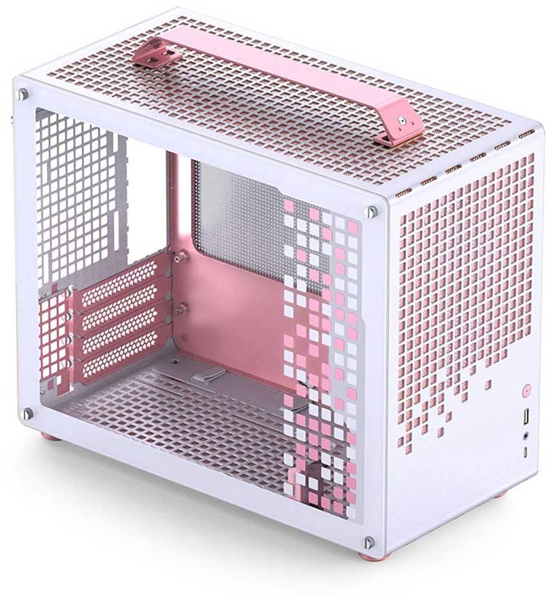 Jonsbo Z20 Pink/White Mini Tower Roze, Wit behuizing - afbeelding 8