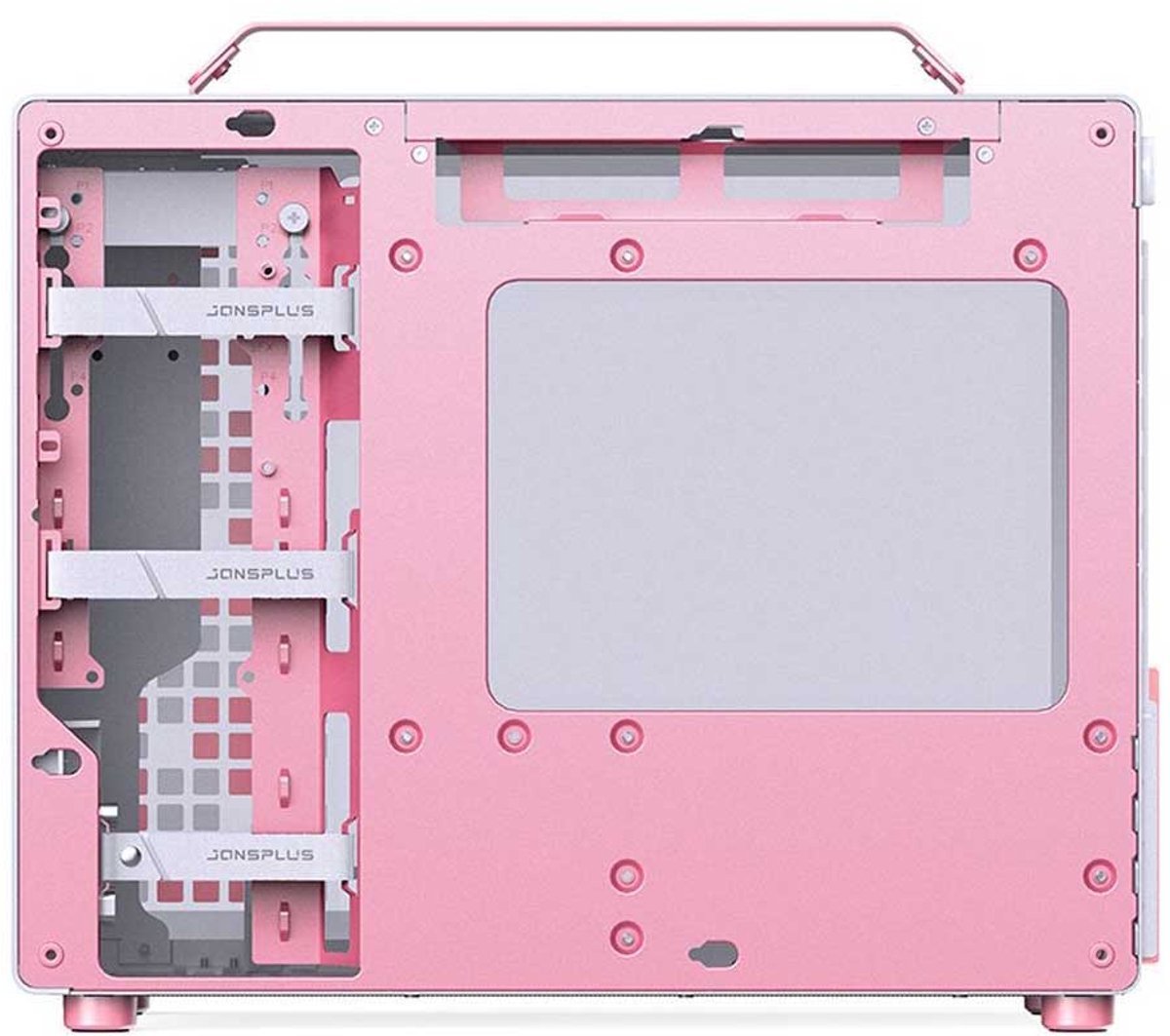 Jonsbo Z20 Pink/White Mini Tower Roze, Wit behuizing - afbeelding 9