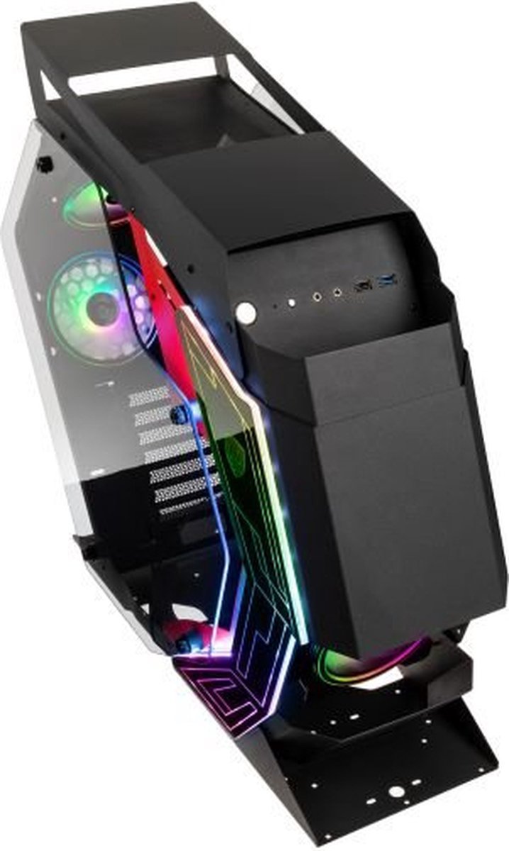 Kolink Big Chungus Hench Midi Tower Zwart behuizing - afbeelding 2