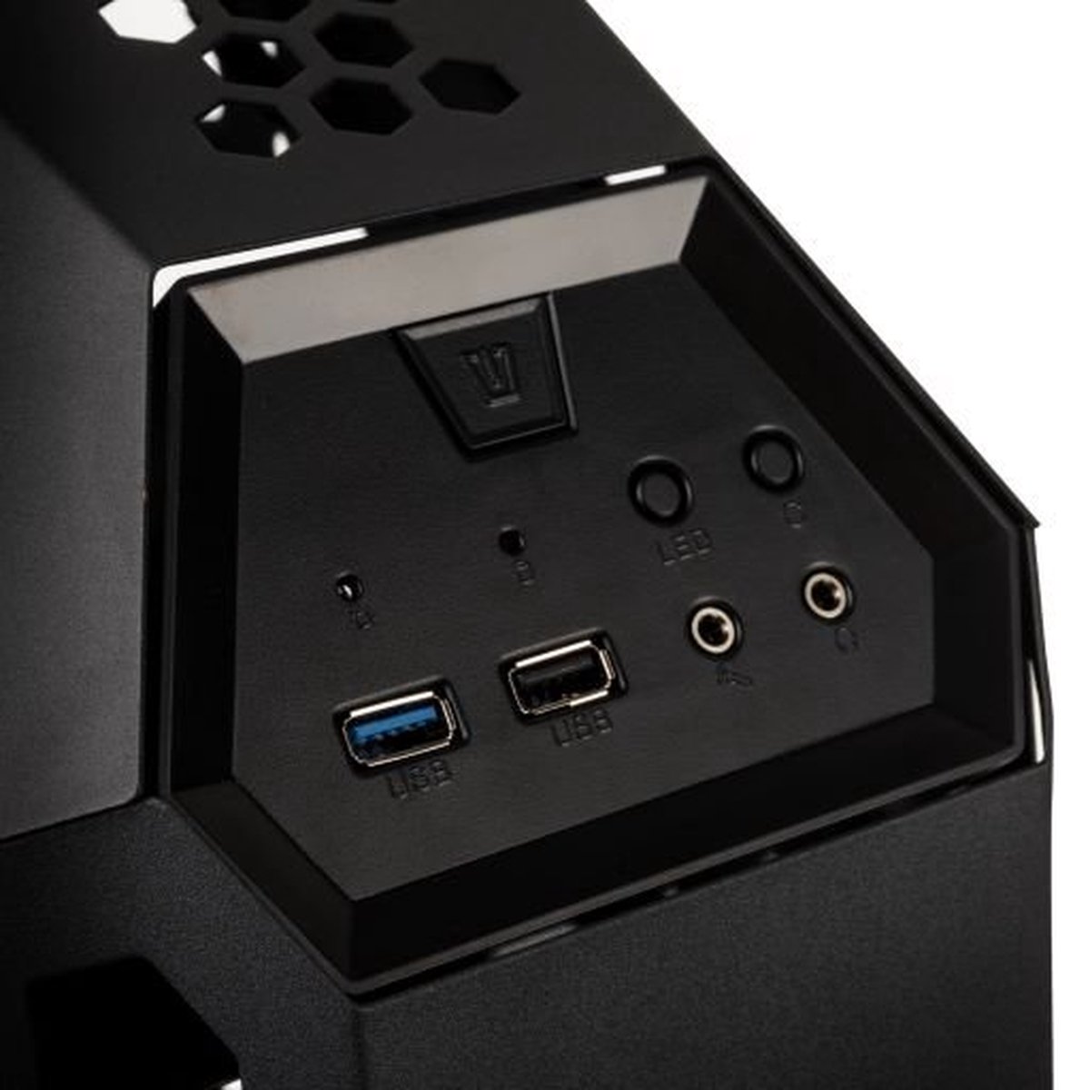 Kolink Big Chungus Shredded Midi Tower Zwart behuizing - afbeelding 4