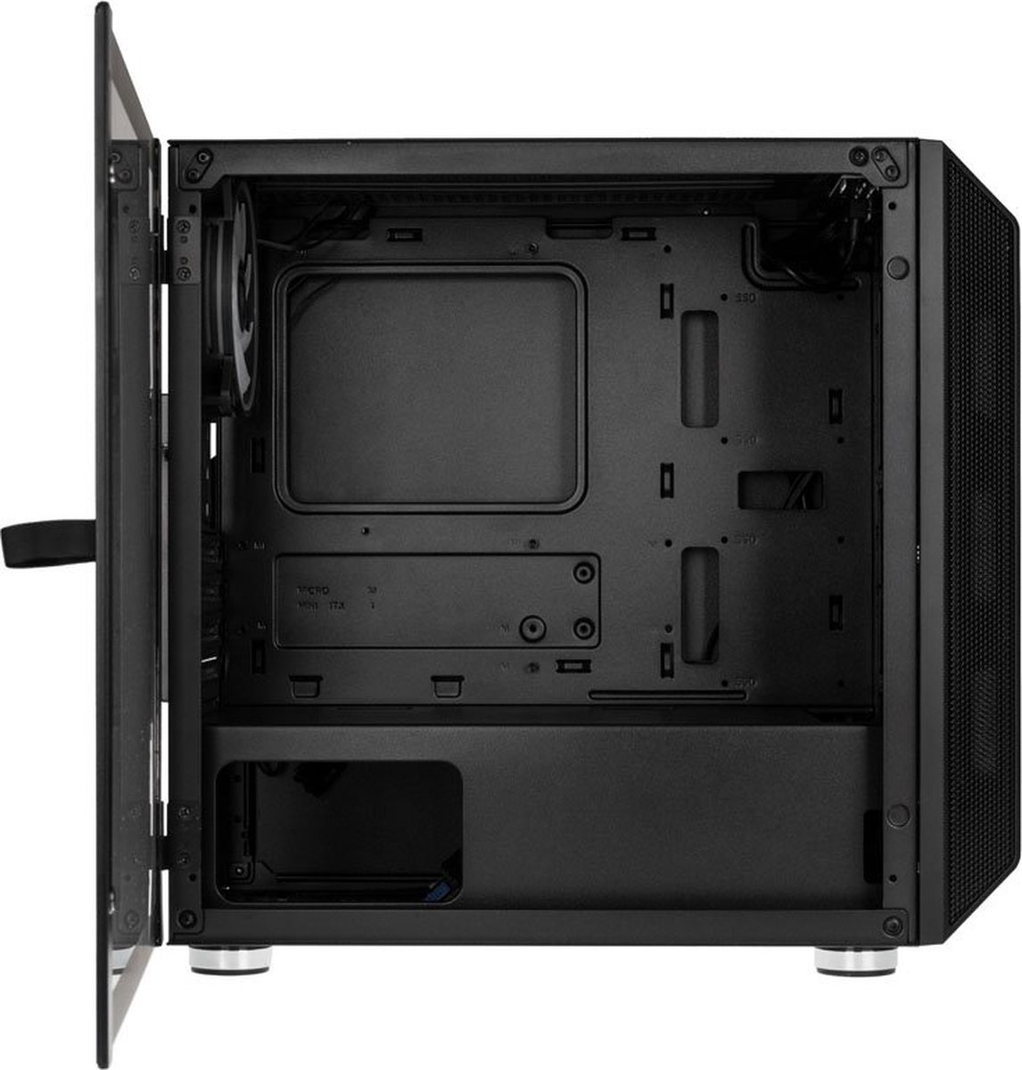Kolink Citadel Mesh Rgb Micro-Tower Gaming-Behuizing Zwart - afbeelding 7