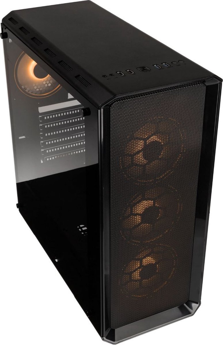 Kolink Levante V2 Argb Midi Tower Transparant, Zwart behuizing - afbeelding 7