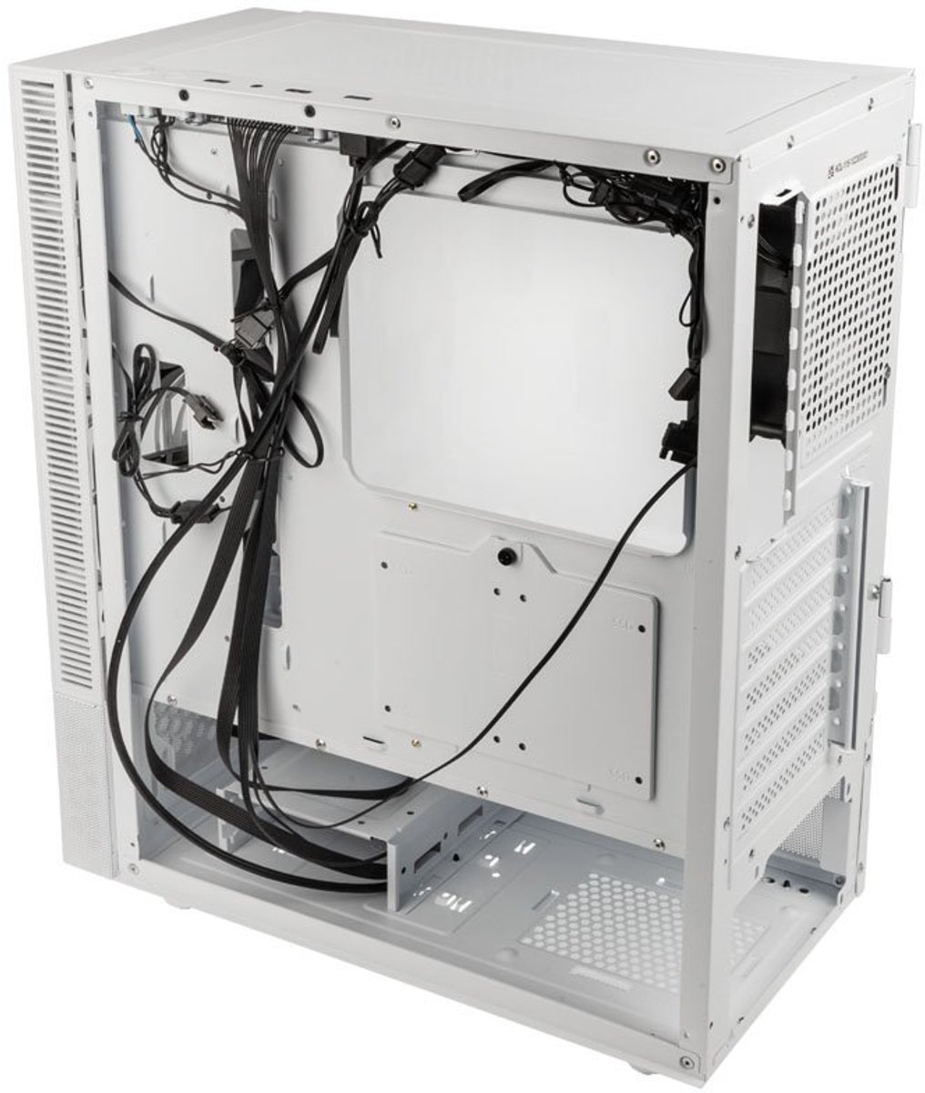 Observatory MX Glass ARGB Mid-Tower PC Case - White - afbeelding 2