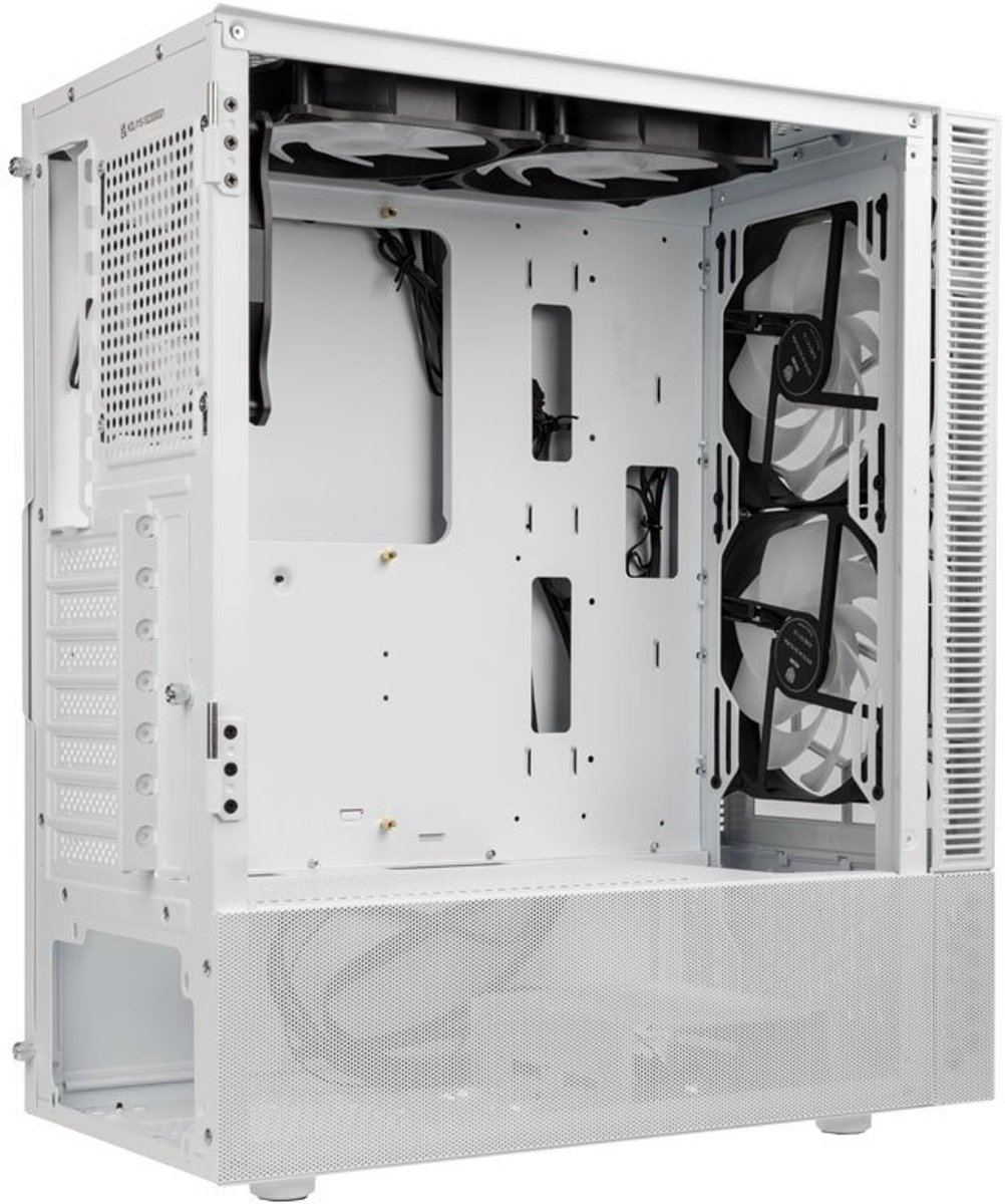 Observatory MX Glass ARGB Mid-Tower PC Case - White - afbeelding 5