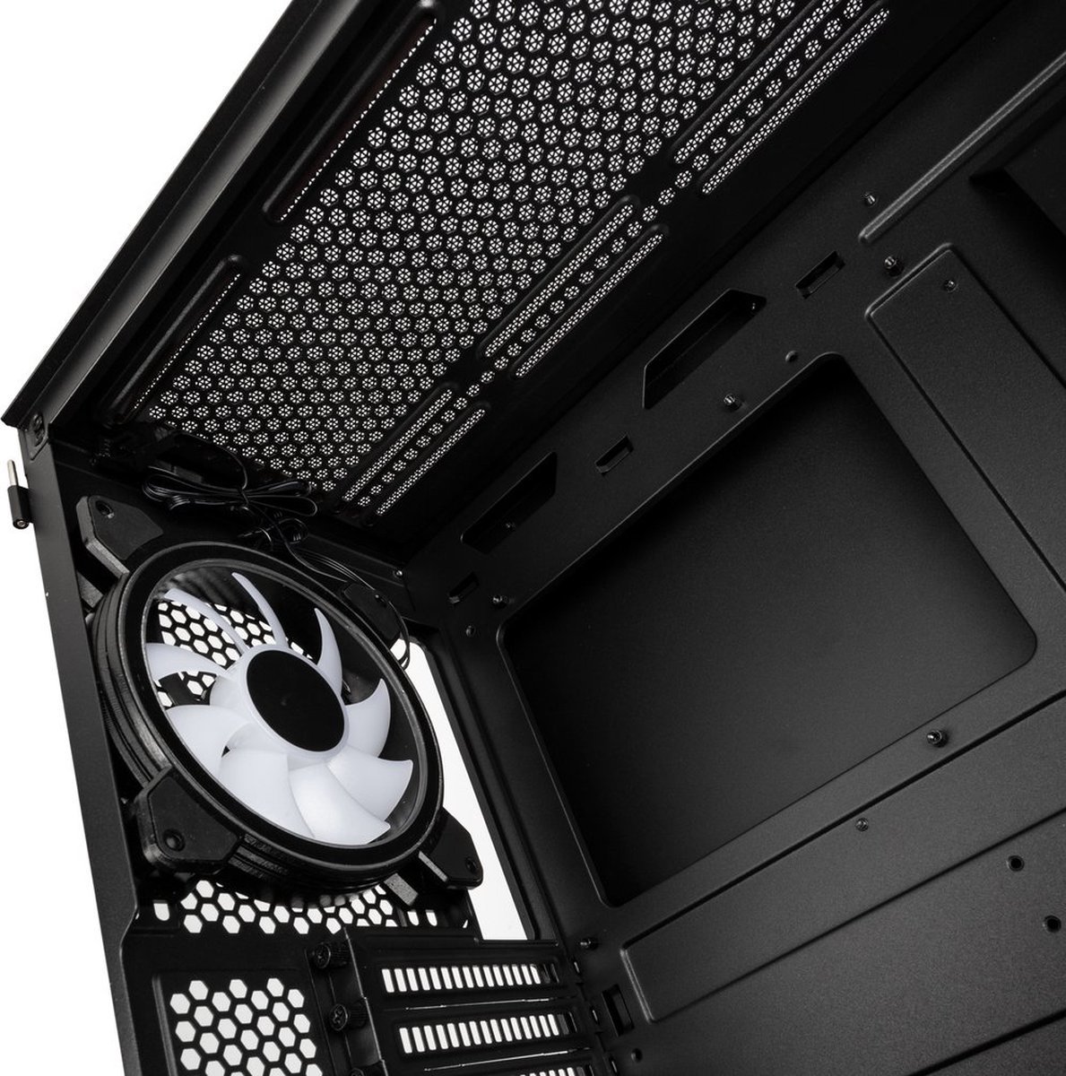 Kolink Observatory Y Amd Se Argb Midi Tower Zwart, Transparant behuizing - afbeelding 5