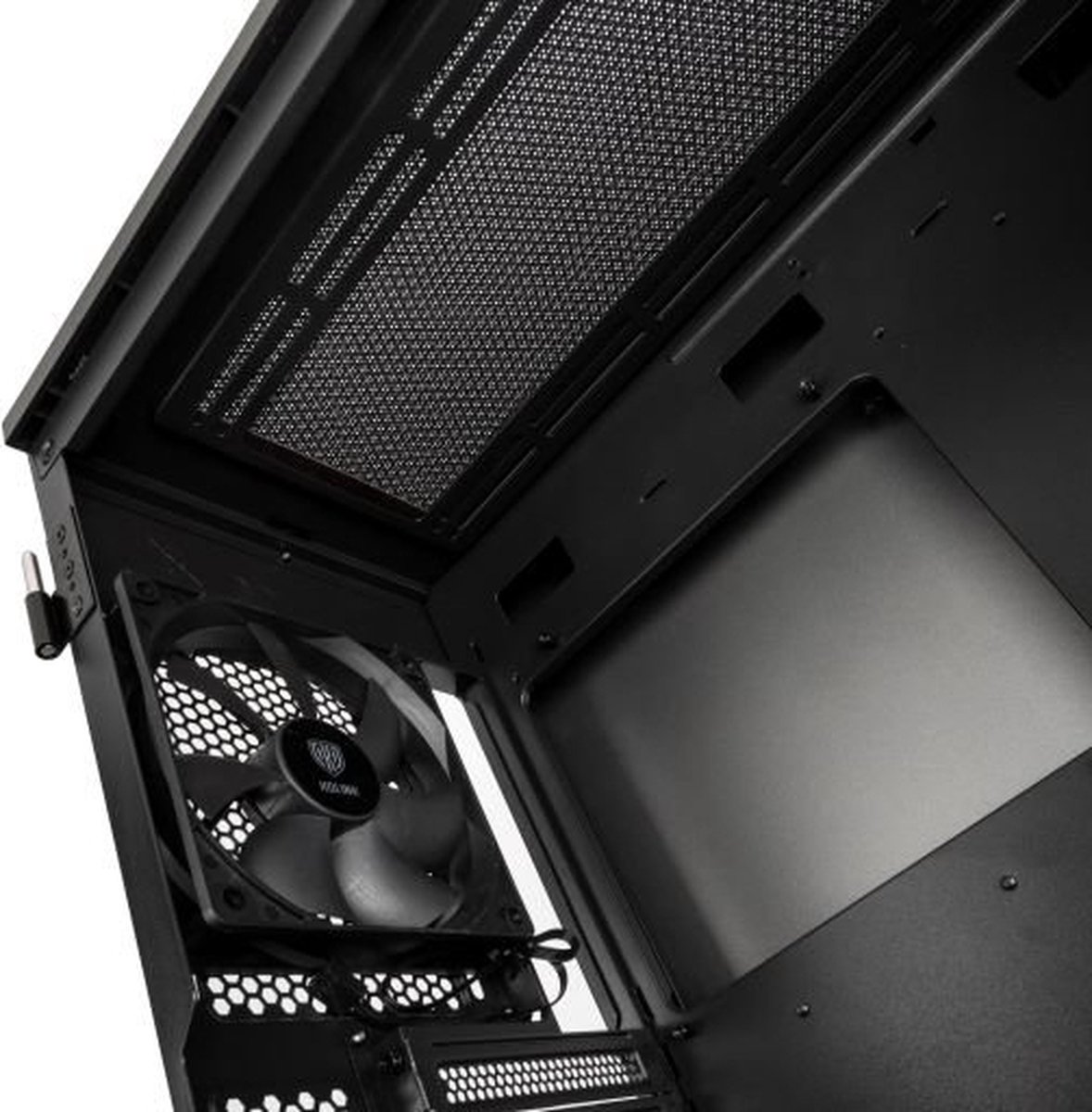 Kolink Stronghold Barricade Midi Tower Grijs behuizing - afbeelding 2