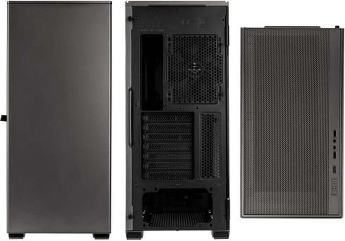 Kolink Stronghold Barricade Midi Tower Grijs behuizing - afbeelding 6