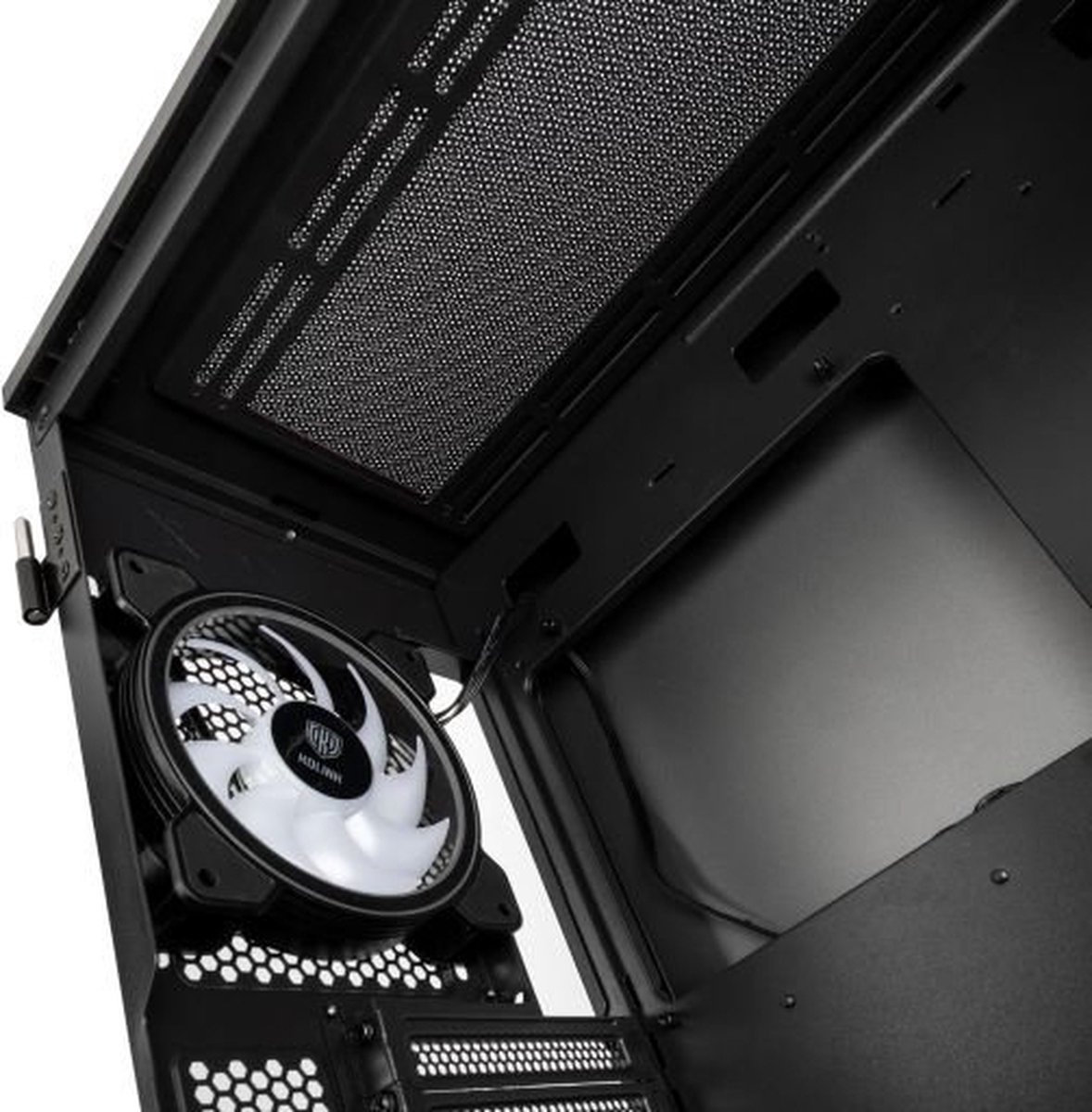 Kolink Stronghold Prism Midi-Tower Gaming-Behuizing, Behuizing Zwart - afbeelding 3