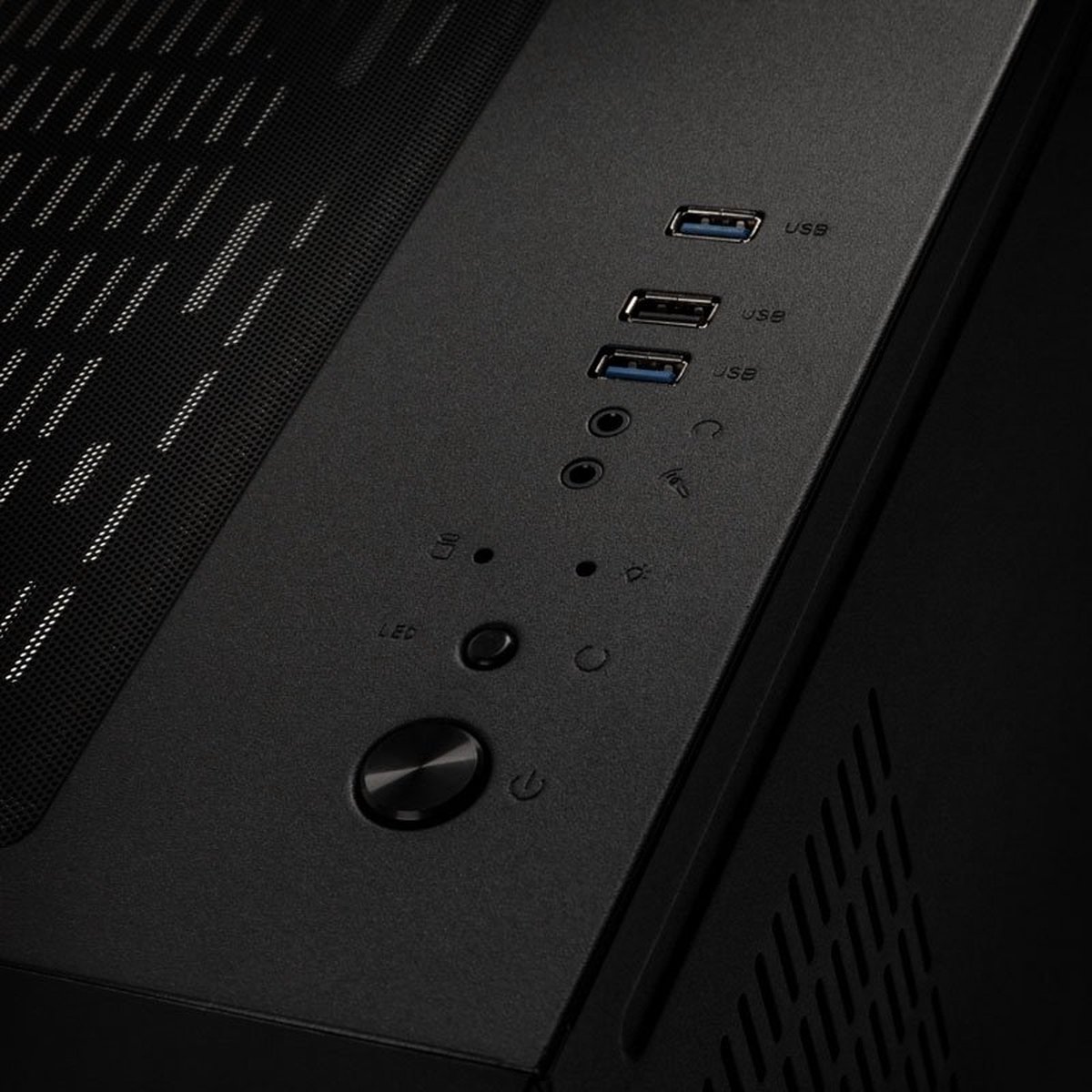 Kolink Unity Code X Midi-Tower Gaming-Behuizing, Behuizing Zwart - afbeelding 5