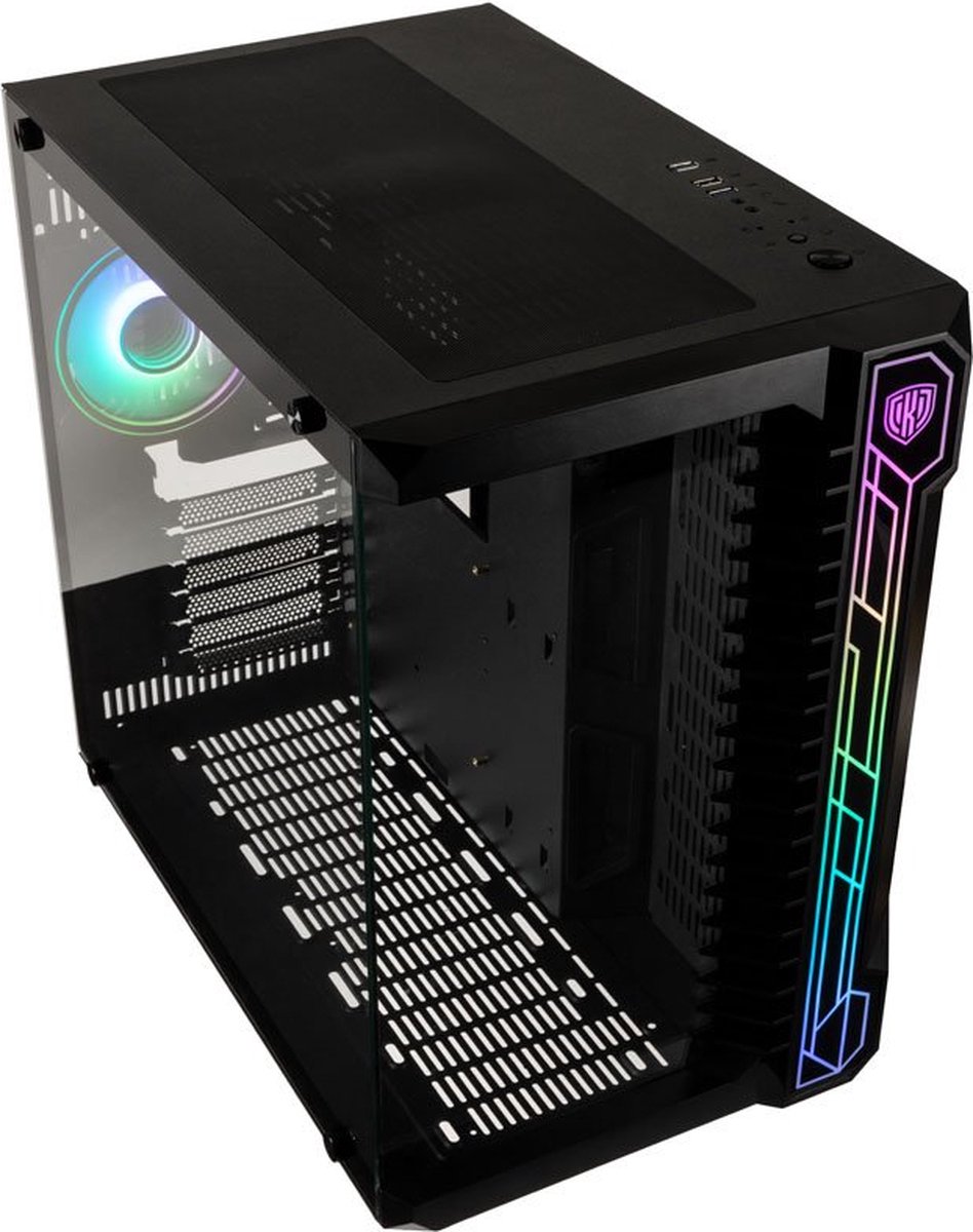 Kolink Unity Code X Midi-Tower Gaming-Behuizing, Behuizing Zwart - afbeelding 9