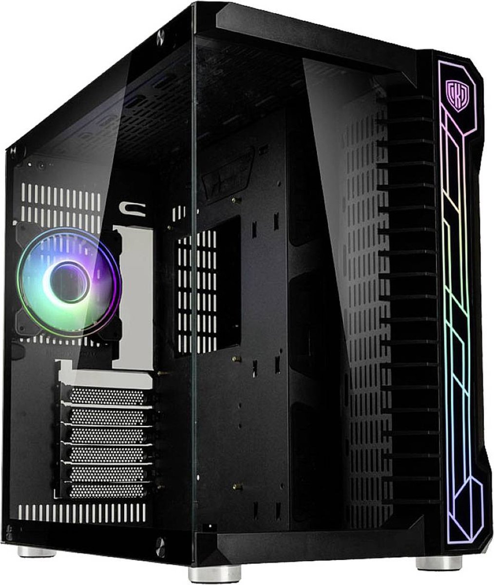 Kolink Unity Code X Midi-Tower Gaming-Behuizing, Behuizing Zwart