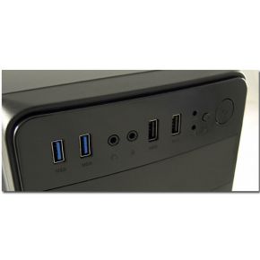 Lc-Power 2015Mb Micro Atx Tower Zwart behuizing - afbeelding 4