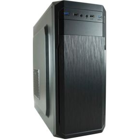 7039B Midi Tower Zwart - afbeelding 2