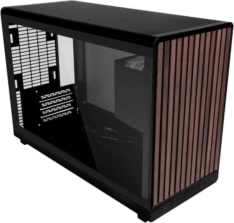 Lian li a3 matx black wood midi tower 1575 2 orig - Lian Li A3-mATX Wood Edition Side Glass Behuizing