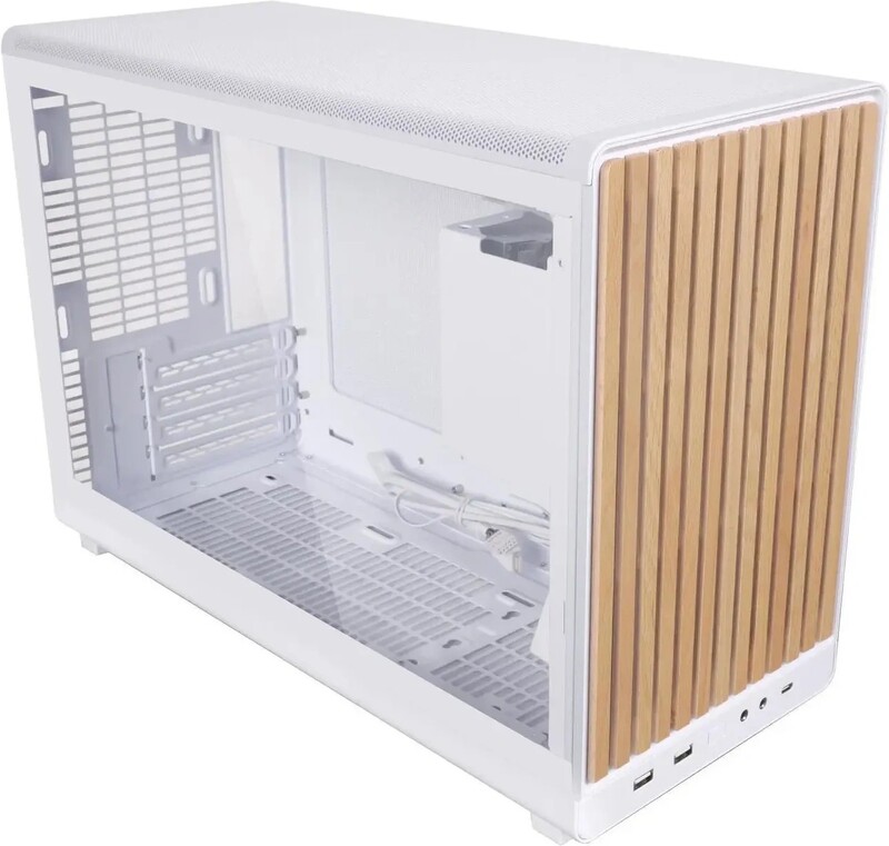 Lian li a3 matx white wood midi tower 1576 2 orig - Lian Li A3-mATX Wood Edition White Side Glass Behuizing
