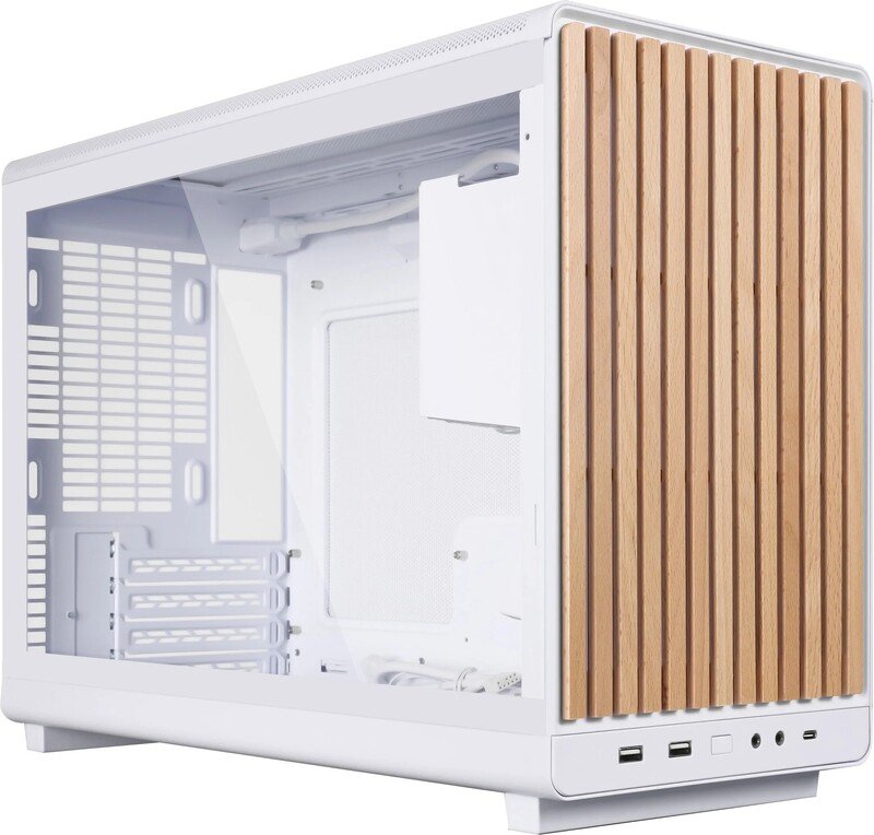 Lian Li Lian Li A3-mATX White (Wood Edition) midi tower behuizing