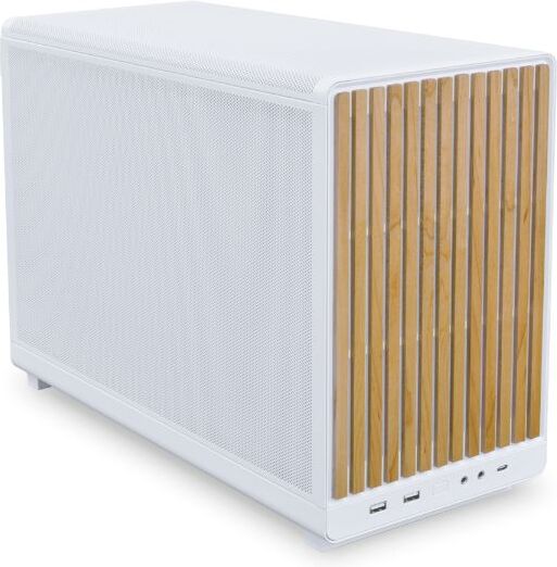 Lian li a3 matx white wood midi tower 1601 2 orig - Lian Li A3-mATX Wood Edition Behuizing (White)