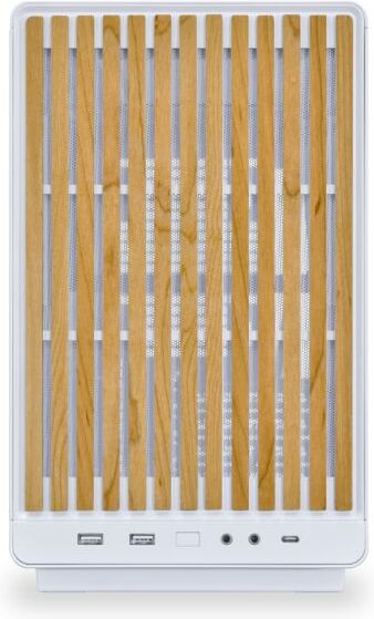 Lian li a3 matx white wood midi tower 1601 3 orig - Lian Li A3-mATX Wood Edition Behuizing (White)