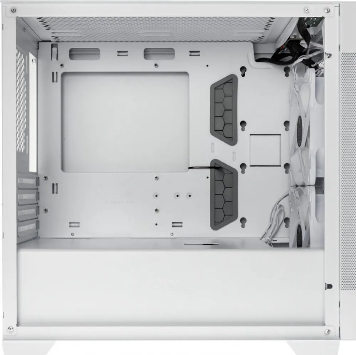 Lian Li Lancool 205M Mesh Snow - Minitowermodel - Micro-Atx - Wit behuizing - afbeelding 2