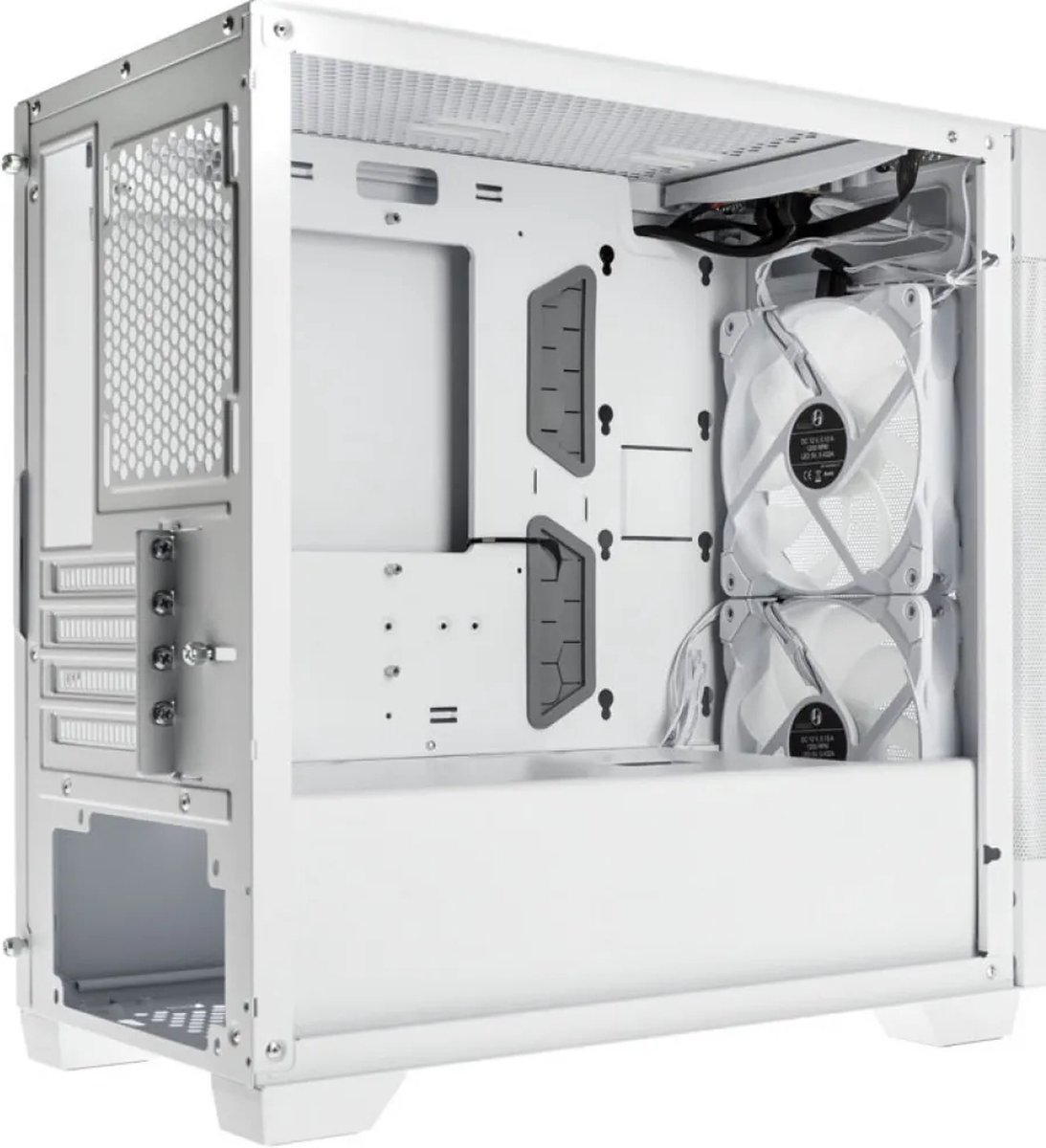 Lian Li Lancool 205M Mesh Snow - Minitowermodel - Micro-Atx - Wit behuizing - afbeelding 3