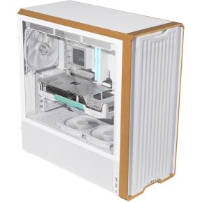 Lancool Lan217W Computerbehuizing Midi Tower White, Hout - afbeelding 2