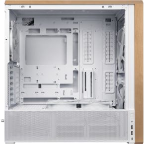 Lancool Lan217W Computerbehuizing Midi Tower White, Hout - afbeelding 5